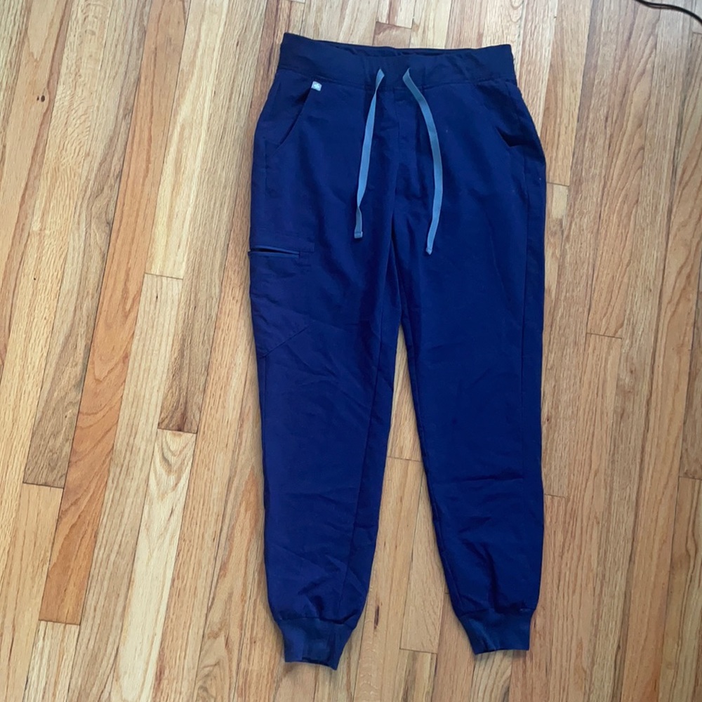 FIGS Navy Zamora Jogger Scrub Pants size S